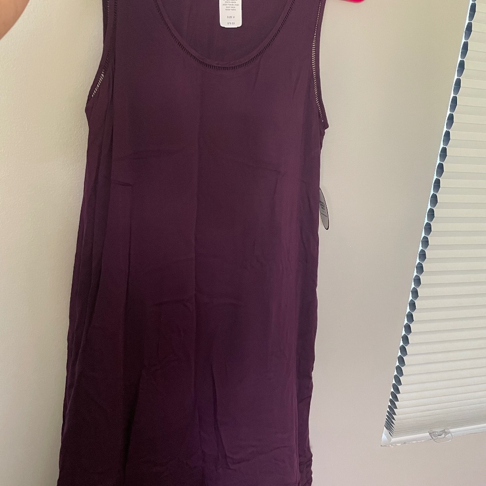Soma Size M Sleeveless Plum/Purple Dress
